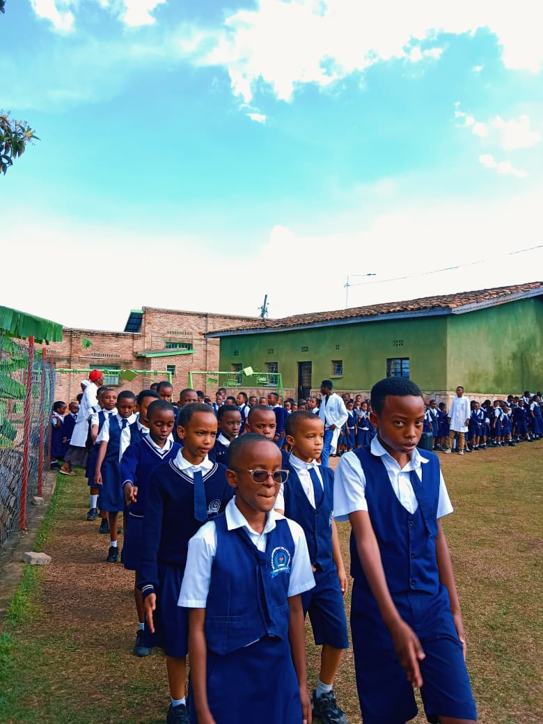 Students on school campus